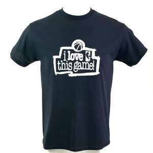 Vintage 90s 'I Love This Game" NBA Campaign Logo Retro Basketball Oversized Tee.